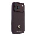 Funda Guess Saffiano MagSafe Borgoña iPhone 18/17 Pro Max