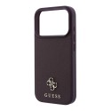 Funda Guess Saffiano MagSafe Borgoña iPhone 18/17 Pro Max