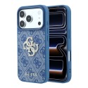 Funda Guess 4G Rhinestone Logo iPhone 18/17 Pro Max | Azul