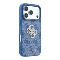 Funda Guess 4G Rhinestone Logo iPhone 18/17 Pro Max | Azul