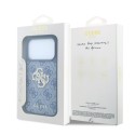 Funda Guess 4G Rhinestone Logo iPhone 18/17 Pro Max | Azul