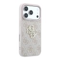 Funda Guess 4G Rhinestone Logo iPhone 18/17 Pro Max | Rosa
