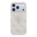 Funda Guess 4G Rhinestone Logo iPhone 18/17 Pro Max | Rosa