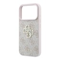 Funda Guess 4G Rhinestone Logo iPhone 18/17 Pro Max | Rosa
