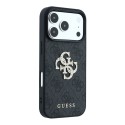 Funda Guess 4G Rhinestone Logo iPhone 18/17 Pro Max | Negro