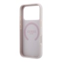 Funda Guess Saffiano Ring Stand iPhone 18/17 Pro Max Rosa | Mayorista