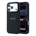 Funda Guess Saffiano Ring Stand iPhone 18/17 Pro Max Negro | Mayorista