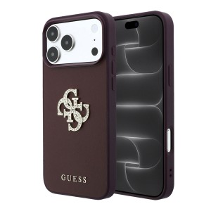 copy of Funda Guess Smooth PU Rhinestone Burdeos iPhone 18/17 Pro Max