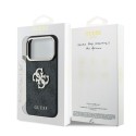 Funda Guess 4G Rhinestone Marco Metálico Dorado iPhone 18/17 Pro Max Negro | Mayorista