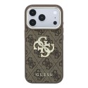 Funda Guess 4G Rhinestone Marco Metálico Dorado iPhone 18/17 Pro Max Marrón | Mayorista