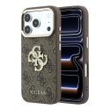 Funda Guess 4G Rhinestone Marco Metálico Dorado iPhone 18/17 Pro Max Marrón | Mayorista