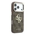 Funda Guess 4G Rhinestone Marco Metálico Dorado iPhone 18/17 Pro Max Marrón | Mayorista