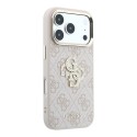 Funda Guess 4G Rhinestone Marco Metálico Dorado iPhone 18/17 Pro Max Rosa | Mayorista