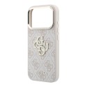 Funda Guess 4G Rhinestone Marco Metálico Dorado iPhone 18/17 Pro Max Rosa | Mayorista