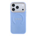 Funda Guess Saffiano Ring Stand iPhone 18/17 Pro Max Azul | Mayorista