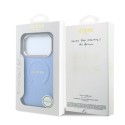 Funda Guess Saffiano Ring Stand iPhone 18/17 Pro Max Azul | Mayorista