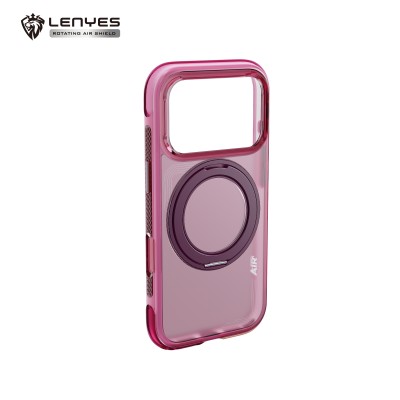 Funda Lenyes Rotating Air Shield iPhone 18 Pro Cereza Oscuro | Mayorista