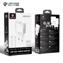 Cargador GaN 30W Lenyes LCH22 Tipo-C a Lightning Blanco | Mayorista