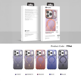 Funda Maleta Magnética Degradada iPhone 16 Pro Max · Aro + Antigolpe | Wephone Mayorista