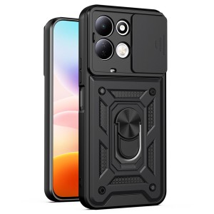 Funda Armadura con Tapa Deslizante Redmi 17 4G Cámara y Anillo | Wephone Mayorista