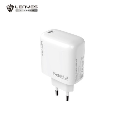 Cargador GaN 45W 1x USB-C Lenyes LCH94-EU Blanco | Mayorista