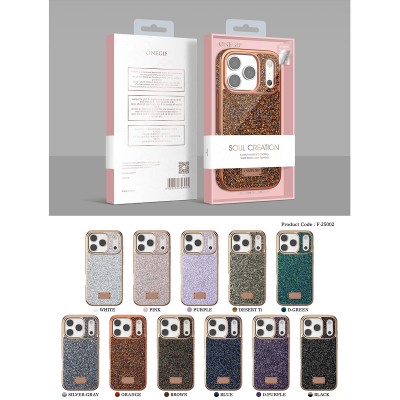 Funda OneGif Glitter Luxury iPhone 16 Pro Max | Brillantina Premium y Protección Elegante