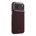 Funda Lacoste MagSafe Burdeos iPhone 18 Pro Max/17 Pro Max | Mayorista