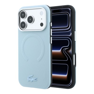 Funda Lacoste MagSafe iPhone 18/17 Pro Max Azul Claro | Mayorista