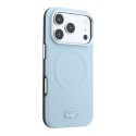 Funda Lacoste MagSafe iPhone 18/17 Pro Max Azul Claro | Mayorista