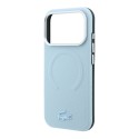 Funda Lacoste MagSafe iPhone 18/17 Pro Max Azul Claro | Mayorista
