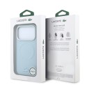 Funda Lacoste MagSafe iPhone 18/17 Pro Max Azul Claro | Mayorista