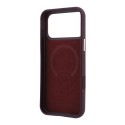 Funda Lacoste Hard Case MagSafe PVC Champs Élysées Embossed iPhone 18 Pro Max/iPhone 17 Pro Max - Burgundy