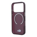Funda Lacoste MagSafe IML Mate iPhone 18/17 Pro Max Burdeos