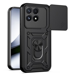 Funda Armadura con Tapa Deslizante Poco F9 Pro Cámara y Anillo | Wephone Mayorista