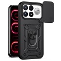 Funda Armadura con Tapa Deslizante Poco F9 Ultra Cámara y Anillo | Wephone Mayorista
