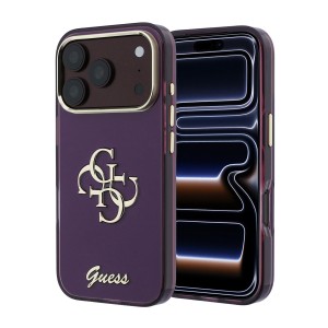 Funda Guess IML 4G Metal Logo iPhone 18 Pro Max/17 Pro Max Burdeos