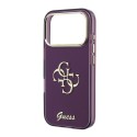 Funda Guess IML 4G Metal Logo iPhone 18 Pro Max/17 Pro Max Burdeos