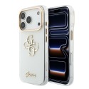 Funda Guess IML 4G Metal Logo iPhone 18 Pro Max/17 Pro Max Blanco | Mayorista