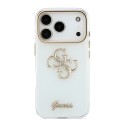 Funda Guess IML 4G Metal Logo iPhone 18 Pro Max/17 Pro Max Blanco | Mayorista