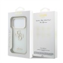 Funda Guess IML 4G Metal Logo iPhone 18 Pro Max/17 Pro Max Blanco | Mayorista