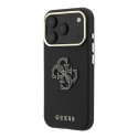Funda Guess PU Saffiano Logo Resina iPhone 18 Pro Max/17 Pro Max Negro | Mayorista B2B