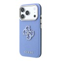 Funda Guess PU Saffiano Logo Resina iPhone 18 Pro Max/17 Pro Max Azul claro | Mayorista
