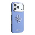 Funda Guess PU Saffiano Logo Resina iPhone 18 Pro Max/17 Pro Max Azul claro | Mayorista