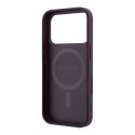 Funda Guess MagSafe Logo Triangular iPhone 18 Pro Max/17 Pro Max Burdeos