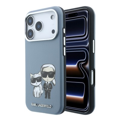 Funda Karl Lagerfeld MagSafe Sketch iPhone 18 Pro Max/17 Pro Max Azul Claro