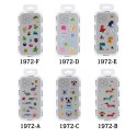 Pegatinas DTF UV Wephone, seis diseños A-F